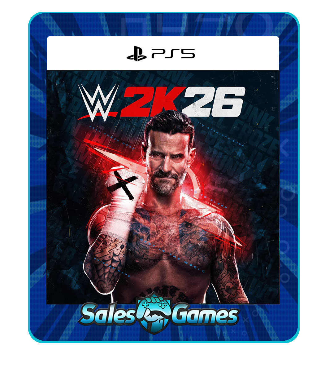 PRÉ VENDA - WWE 2K26 - PS5 - Edição Padrão - Primária - Mídia Digital