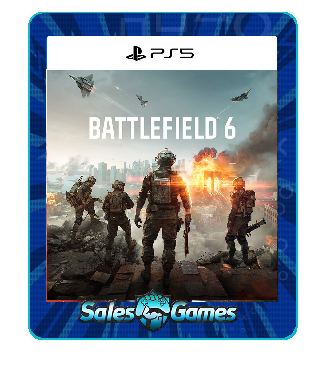 Battlefield 6 - PS5 - Edição Padrão - Primária - Mídia Digital