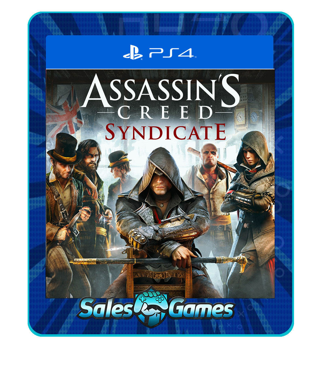 Assassin's Creed Syndicate - PS4 - Edição Padrão - Primária - Mídia Digital.
