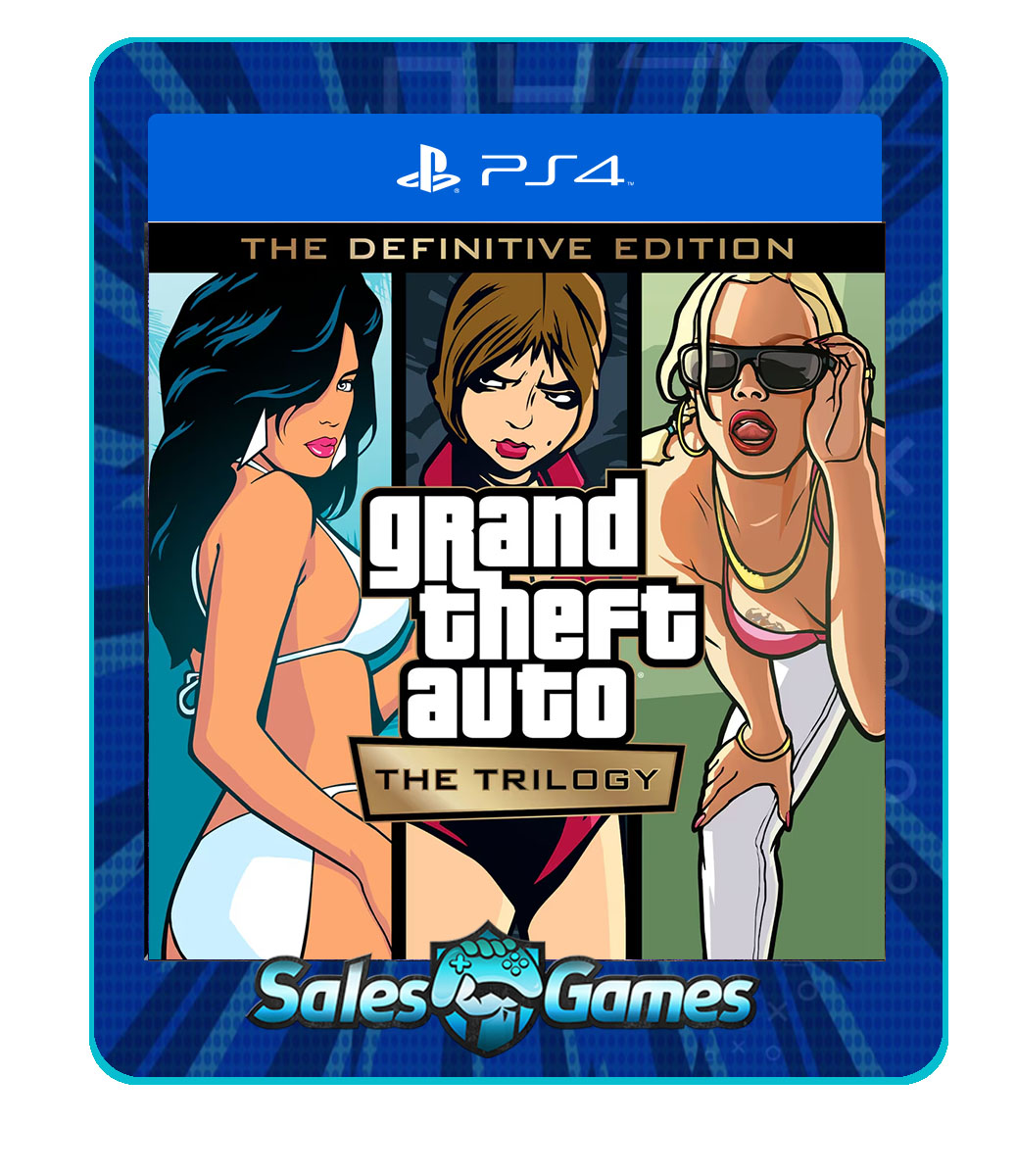 Grand Theft Auto: The Trilogy - PS4 - Edição Padrão - Primária - Mídia Digital